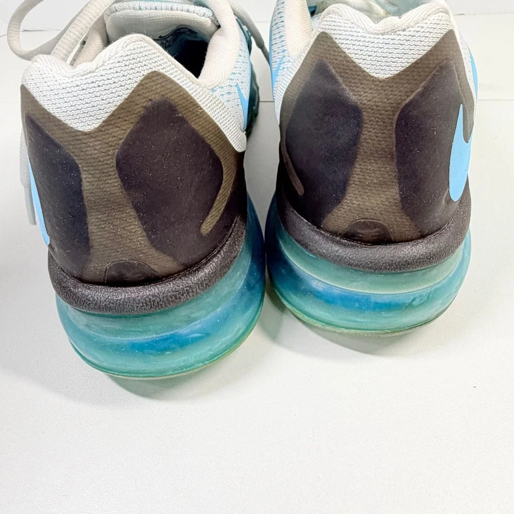 Nike Air Max 2015 Womens 9 White Blue Running Shoes 698903-104